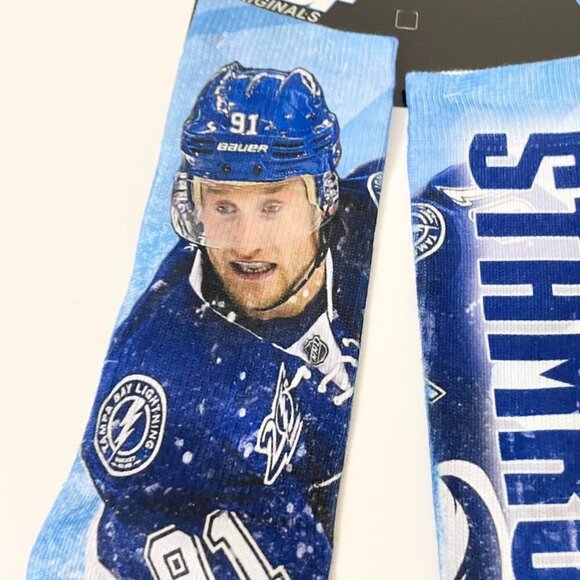 FBF Originals NHL Steven Stamkos Socks Mens Large Socks Tampa Bay Lightning - Picture 6 of 14